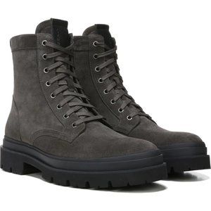 Vince Men's Raider Graphite Gray Suede Size 8.5M Lace Up Men's Boots